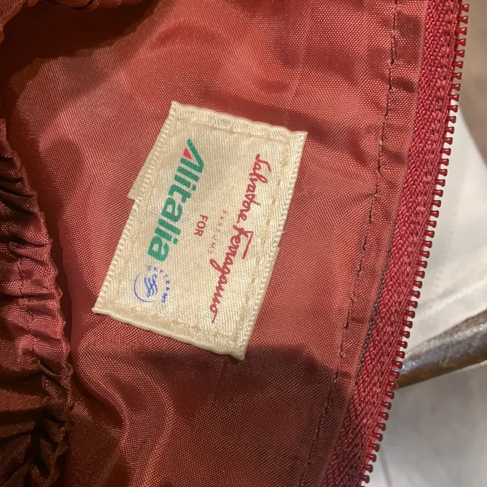 NWOT Salvatore Ferragamo Parfume  Cosmetic Pouch - Picture 6 of 7